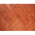 Commercial 12.3mm AC4 Embossed Teak Sound Absorbing Laminated Flooring